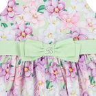 Girls Purple & Green Floral Dress, 1, hi-res