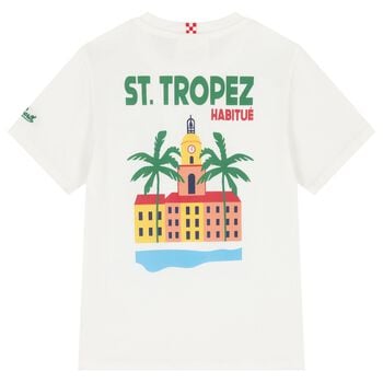 Boys White Logo T-Shirt