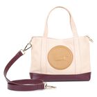 Girls Beige Horse Medal Handbag ( 20cm ), 1, hi-res