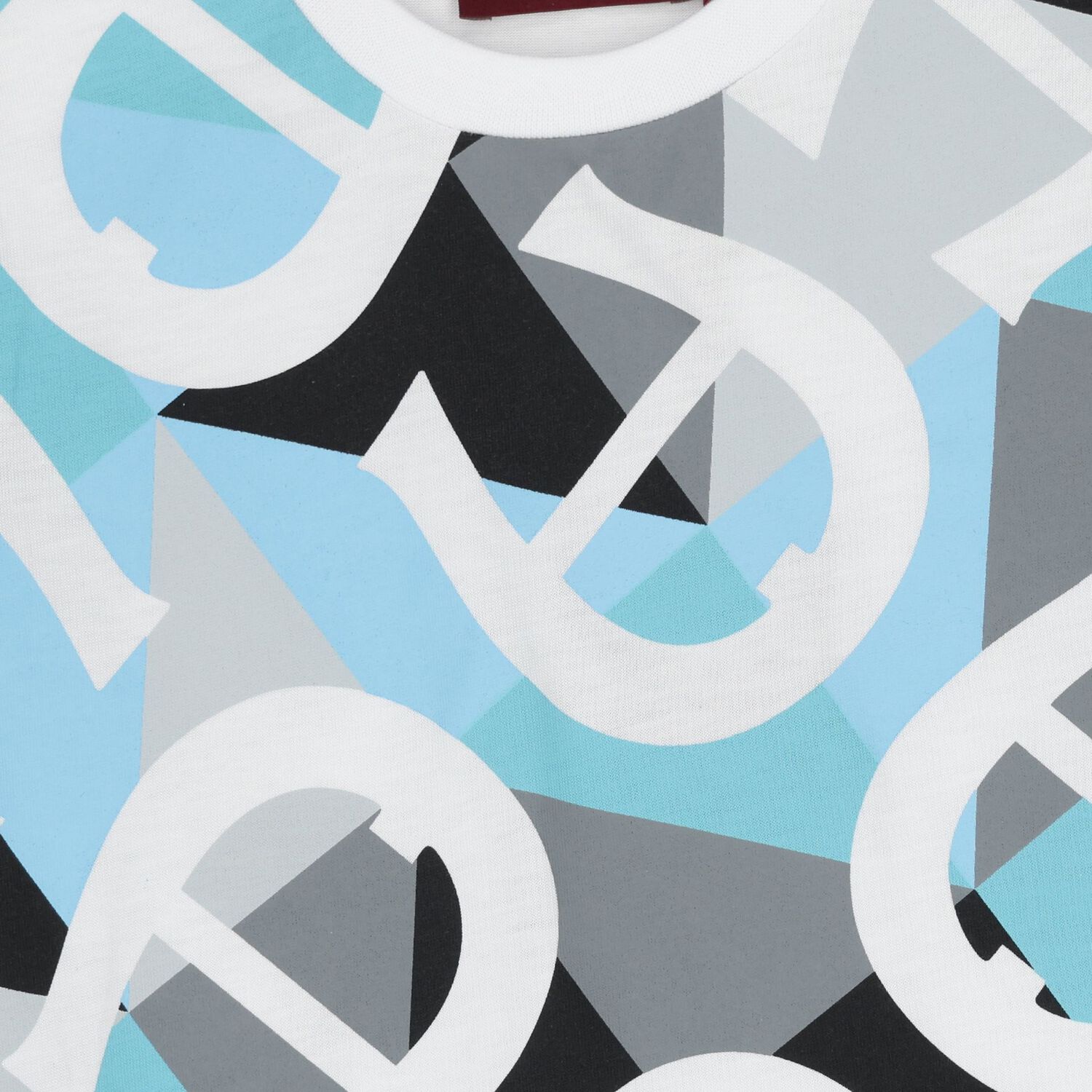 Younger Boys White & Blue Logo T-Shirt, 1, hi-res image number null