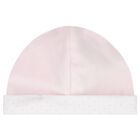 Baby Girls Pink Heart & Polka Dot Hat, 1, hi-res