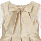 Girls Gold Rhinestone Dress, 1, hi-res