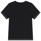 Boys Black Logo T-Shirt, 2, hi-res
