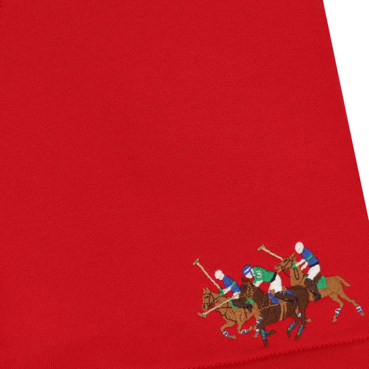 شورت اولاد بالشعار باللون الاحمر , 1, hi-res