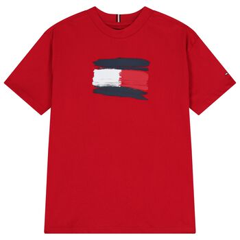 Boys Red Logo T-Shirt