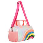 Girls Pink Iridescent Logo Bag, 1, hi-res