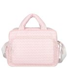 Baby Girls Pink Zig Zag Changing Bag, 1, hi-res