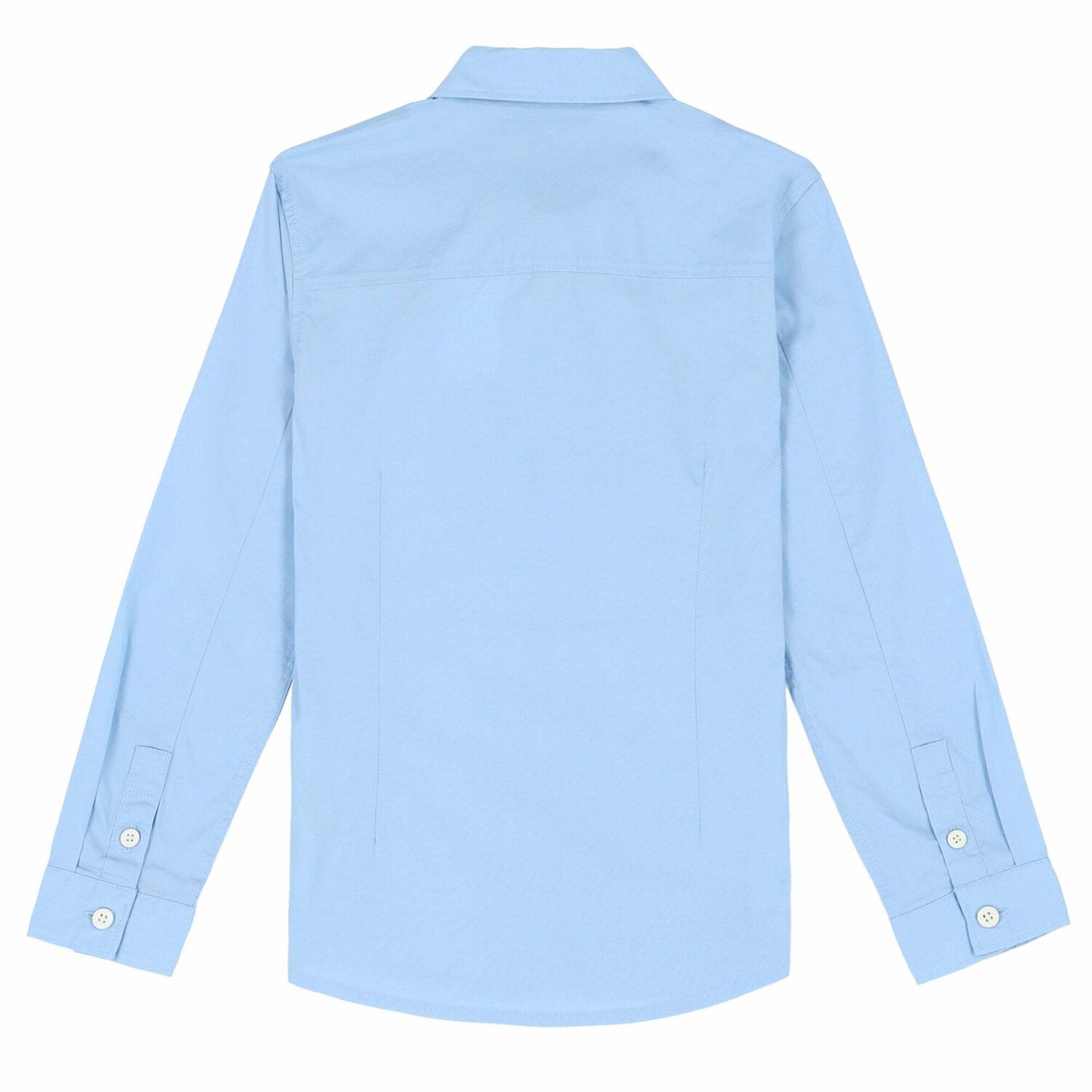 Boys Blue Logo Shirt, 1, hi-res