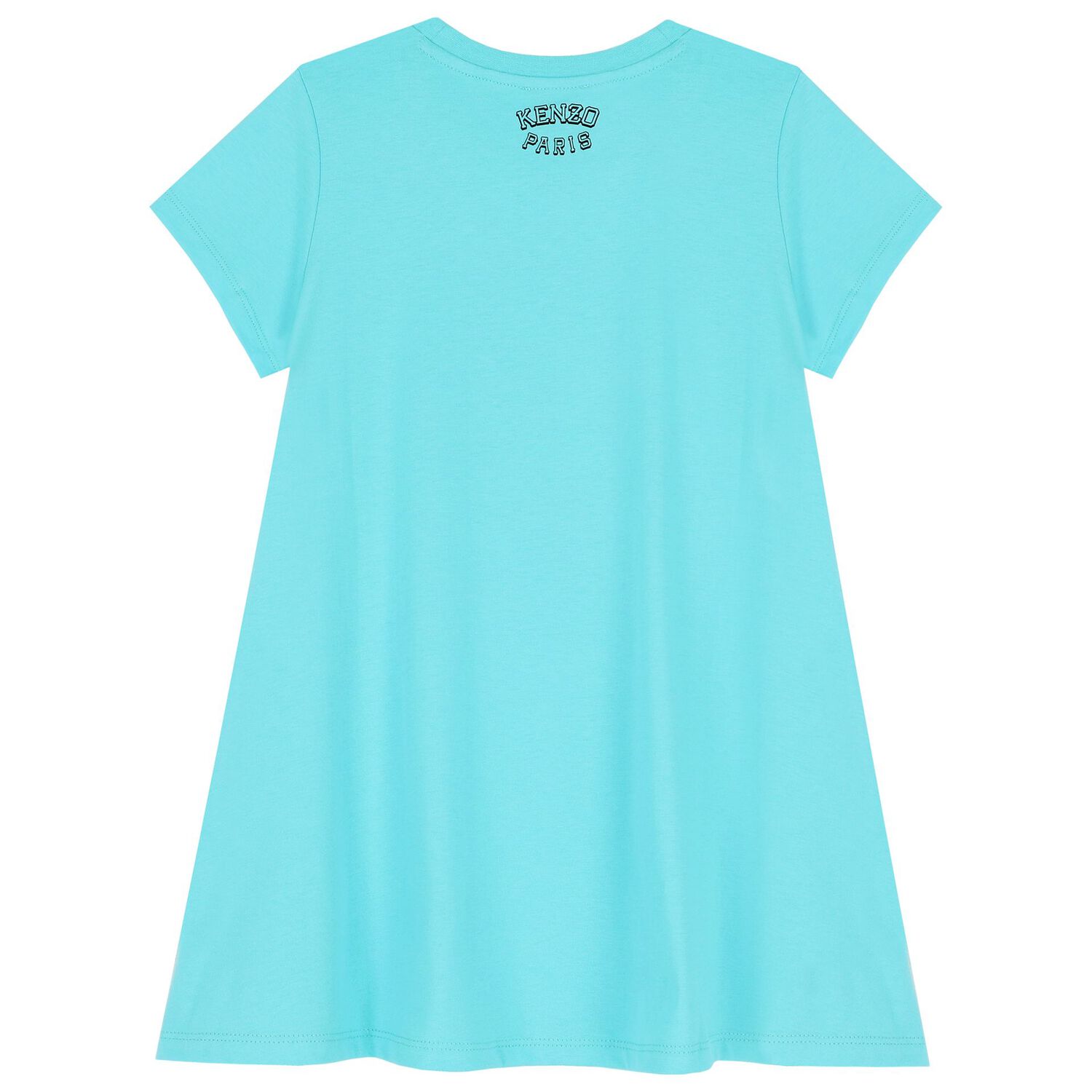 Girls Blue Varsity Tiger T-Shirt Dress, 1, hi-res