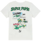 Boys White Logo T-Shirt, 2, hi-res