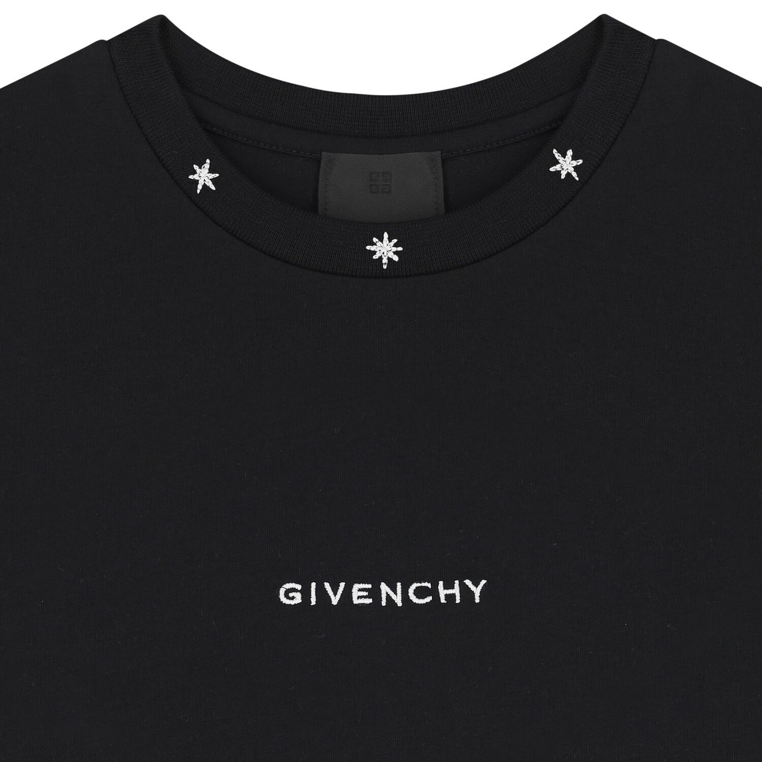 تيشيرت اولاد بالشعار باللون الاسود , 1, hi-res