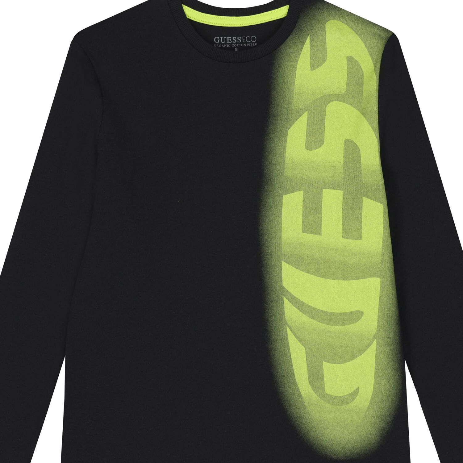 Boys Black Logo Long Sleeve Top, 2, hi-res image number null