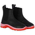 Girls Black Logo Boots, 1, hi-res
