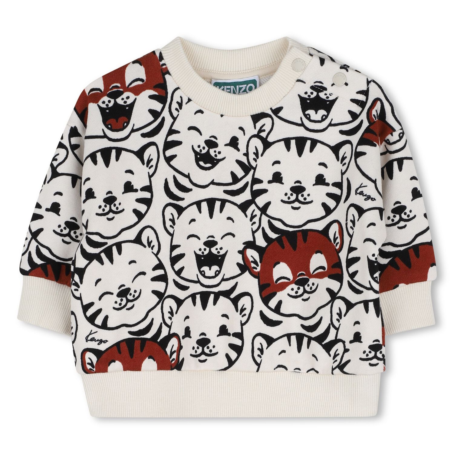 Younger Ivory Tiger Sweatshirt, 1, hi-res