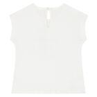 طقم ليجنز بطبعة  تيدي باللونين الأبيض والبيج للبنات, 1, hi-res