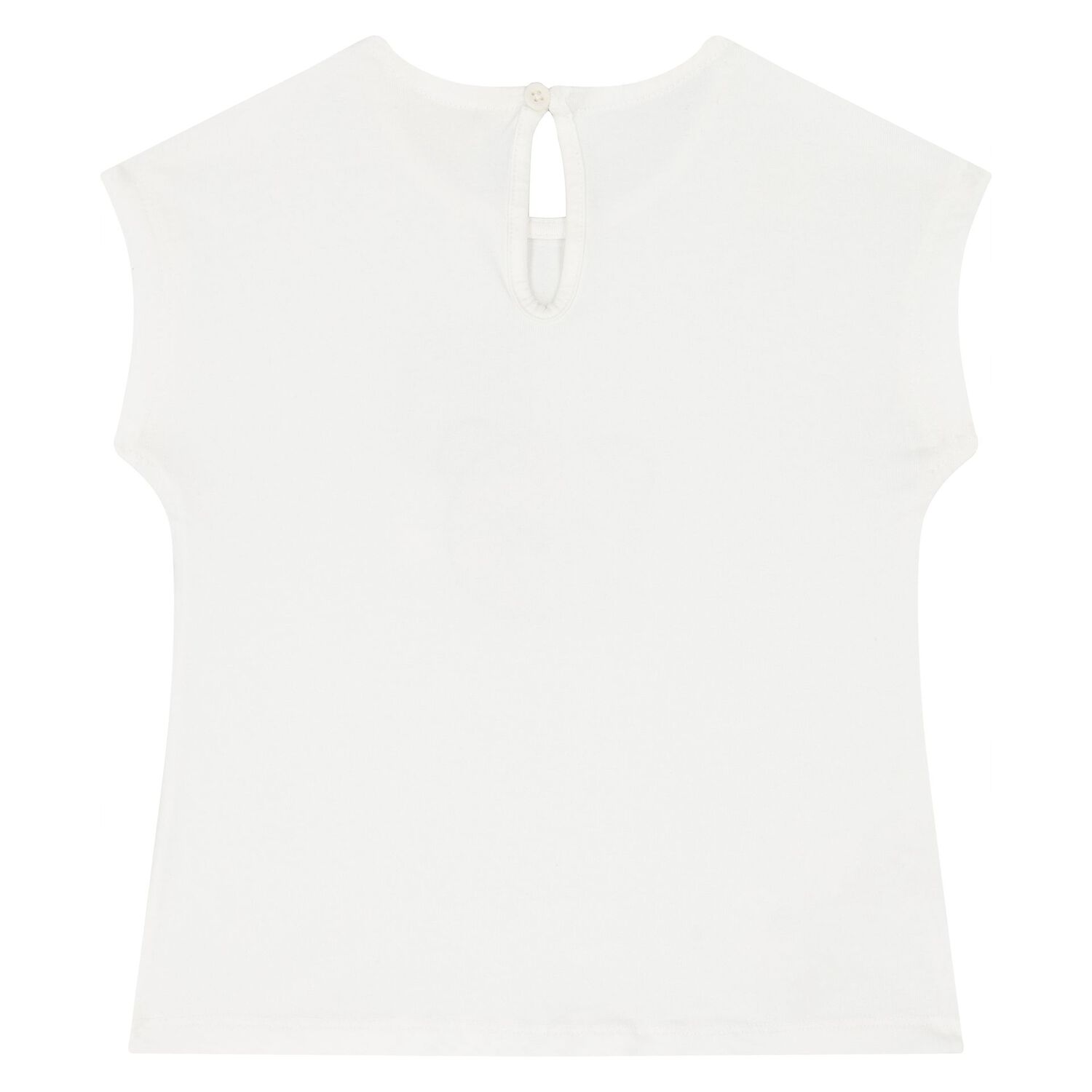 طقم ليجنز بطبعة  تيدي باللونين الأبيض والبيج للبنات, 1, hi-res