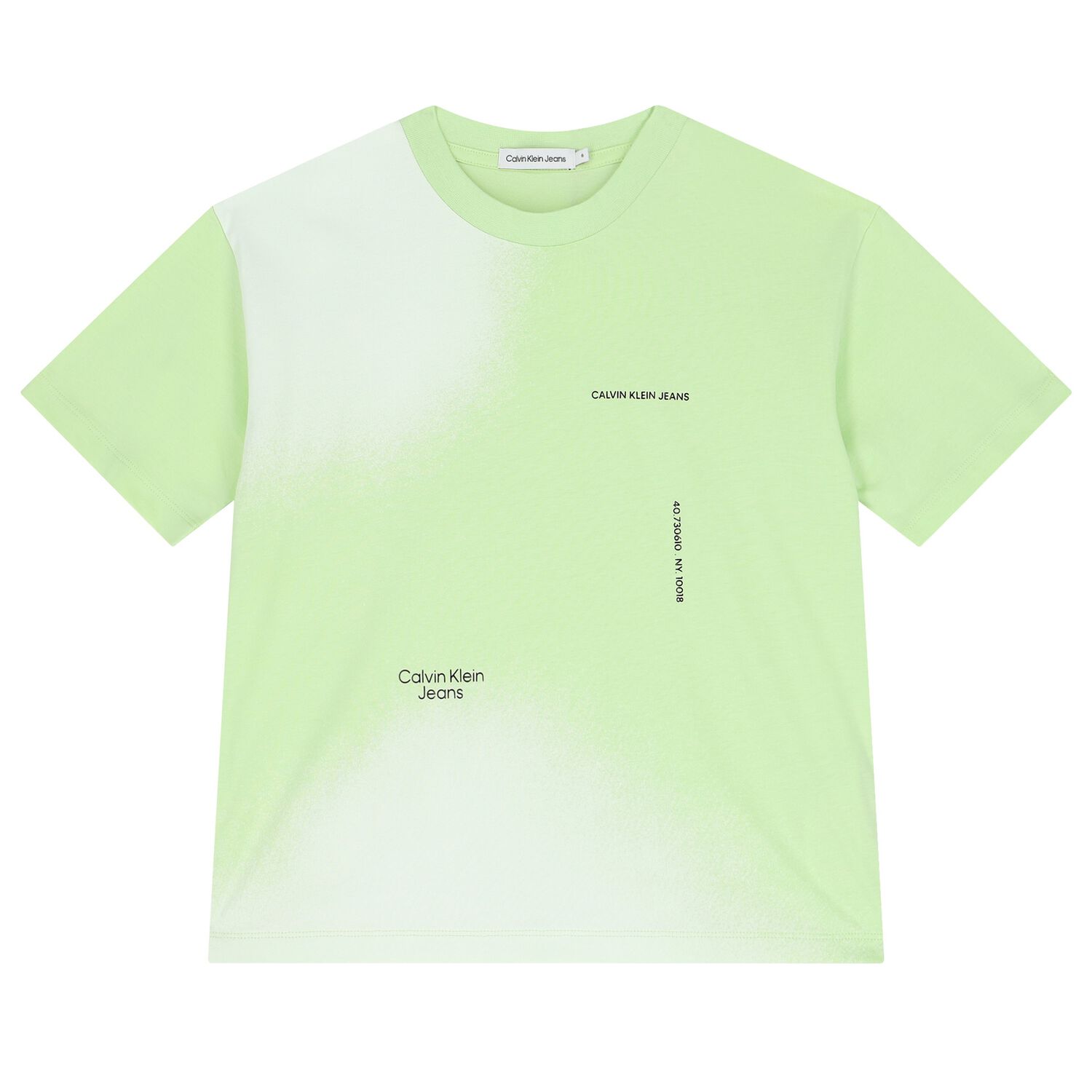 تيشيرت أولاد بالشعار باللون الأخضر, 1, hi-res image number null