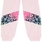 Girls Pink Sequins Joggers, 1, hi-res