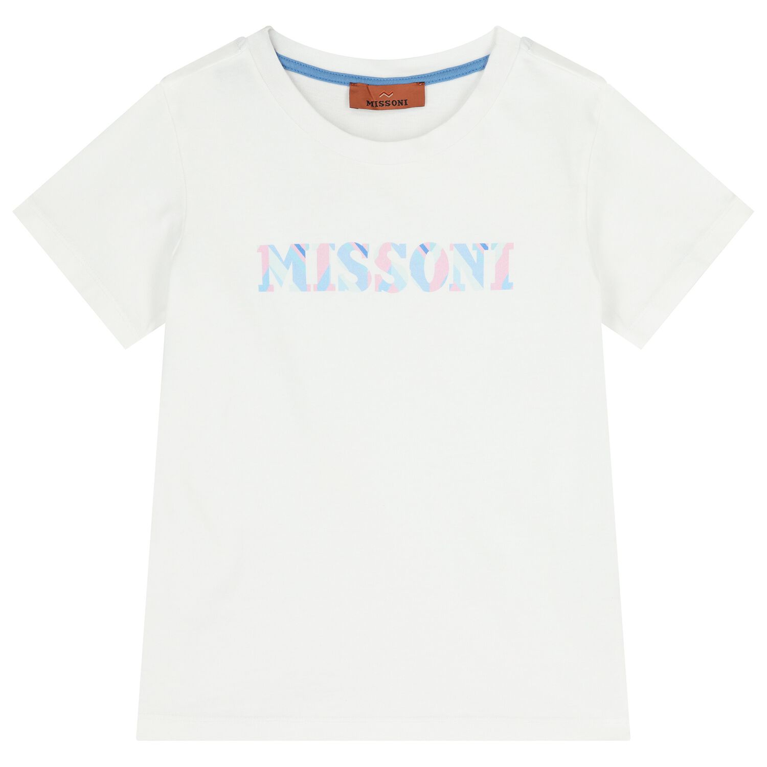 Girls White Logo T-Shirt , 1, hi-res