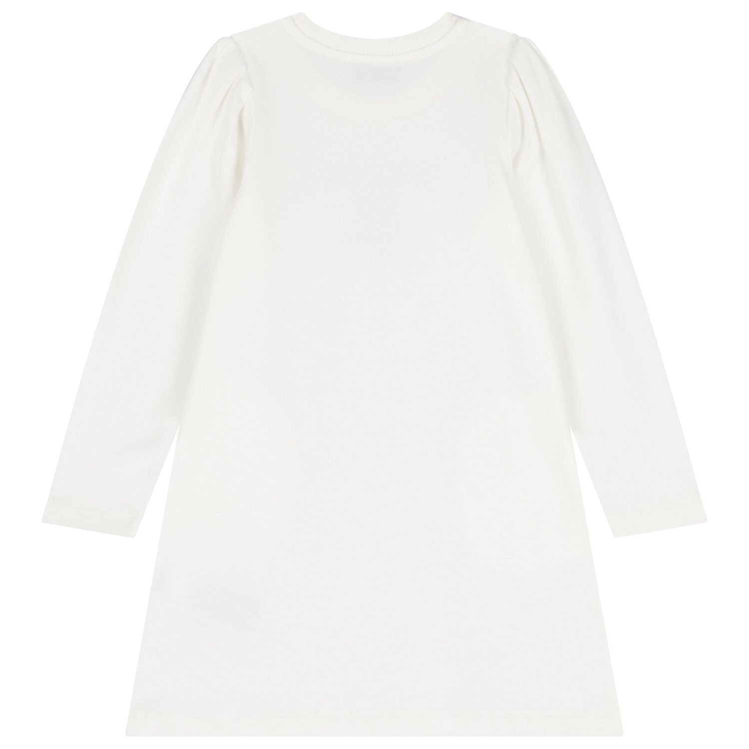 فستان بنات بالشعار بطبعه تيدى بير باللون الابيض , 4, hi-res image number null