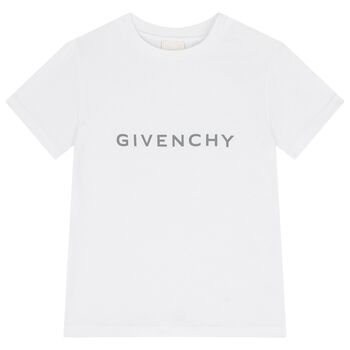 Givenchy White Logo T-Shirt, 2 White Logo T-Shirt