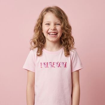 Girls Pink Logo T-Shirt 