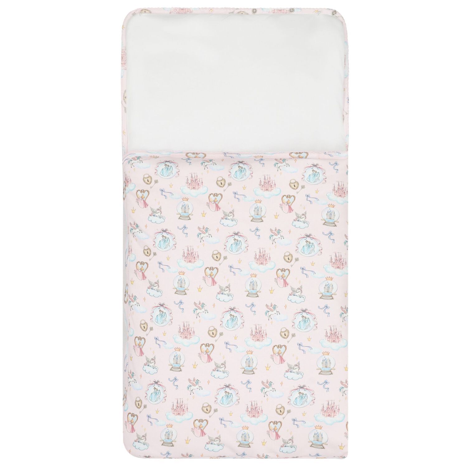 مدس بنات بطبعة الأميرات باللون الوردي, 1, hi-res