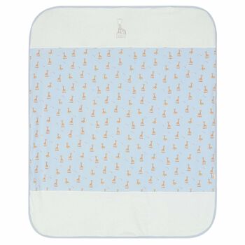 Baby Boys Blue Logo Blanket