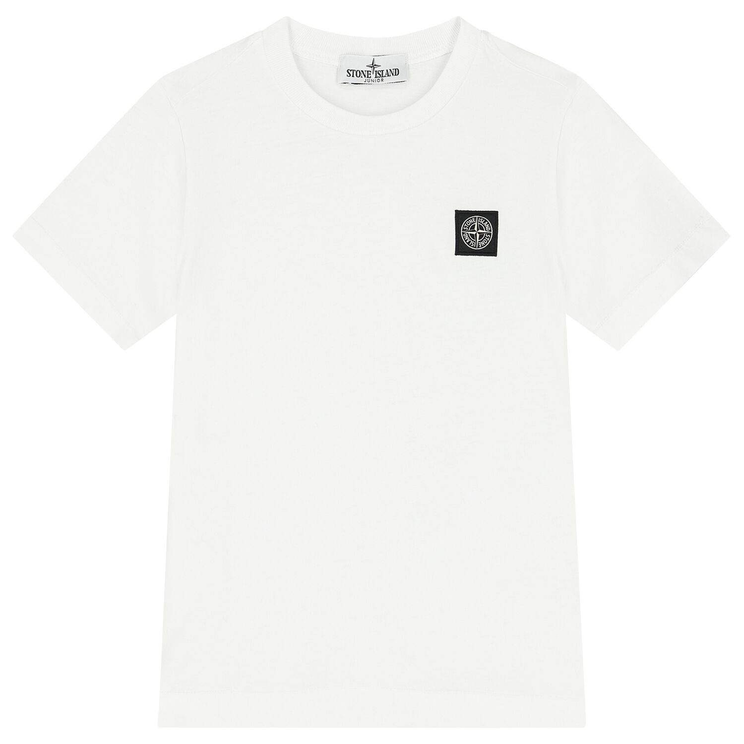 Boys White Logo T-Shirt, 1, hi-res image number null