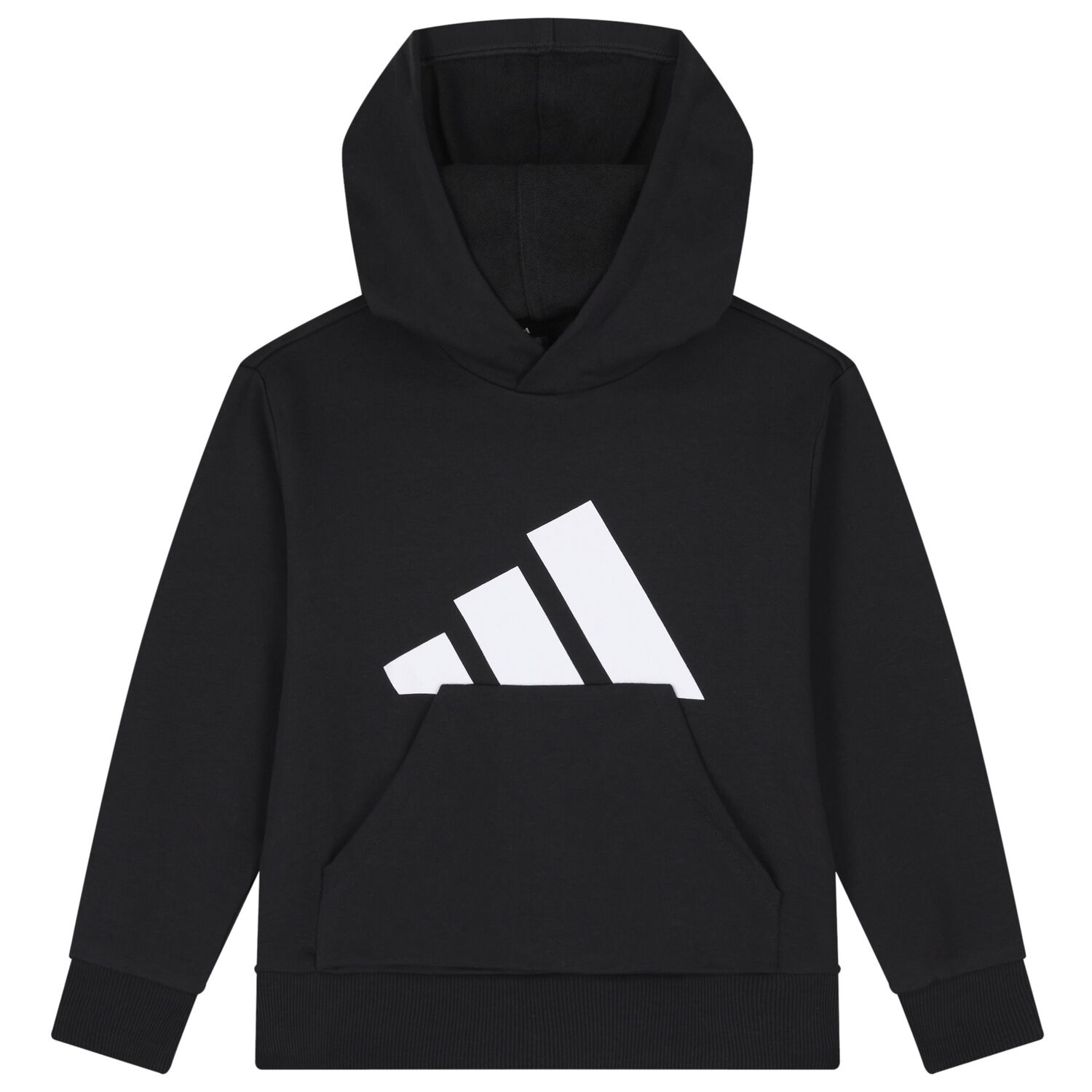 Black Logo Hooded Top, 1, hi-res