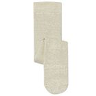 Baby Girls Beige Logo Tights, 3, hi-res