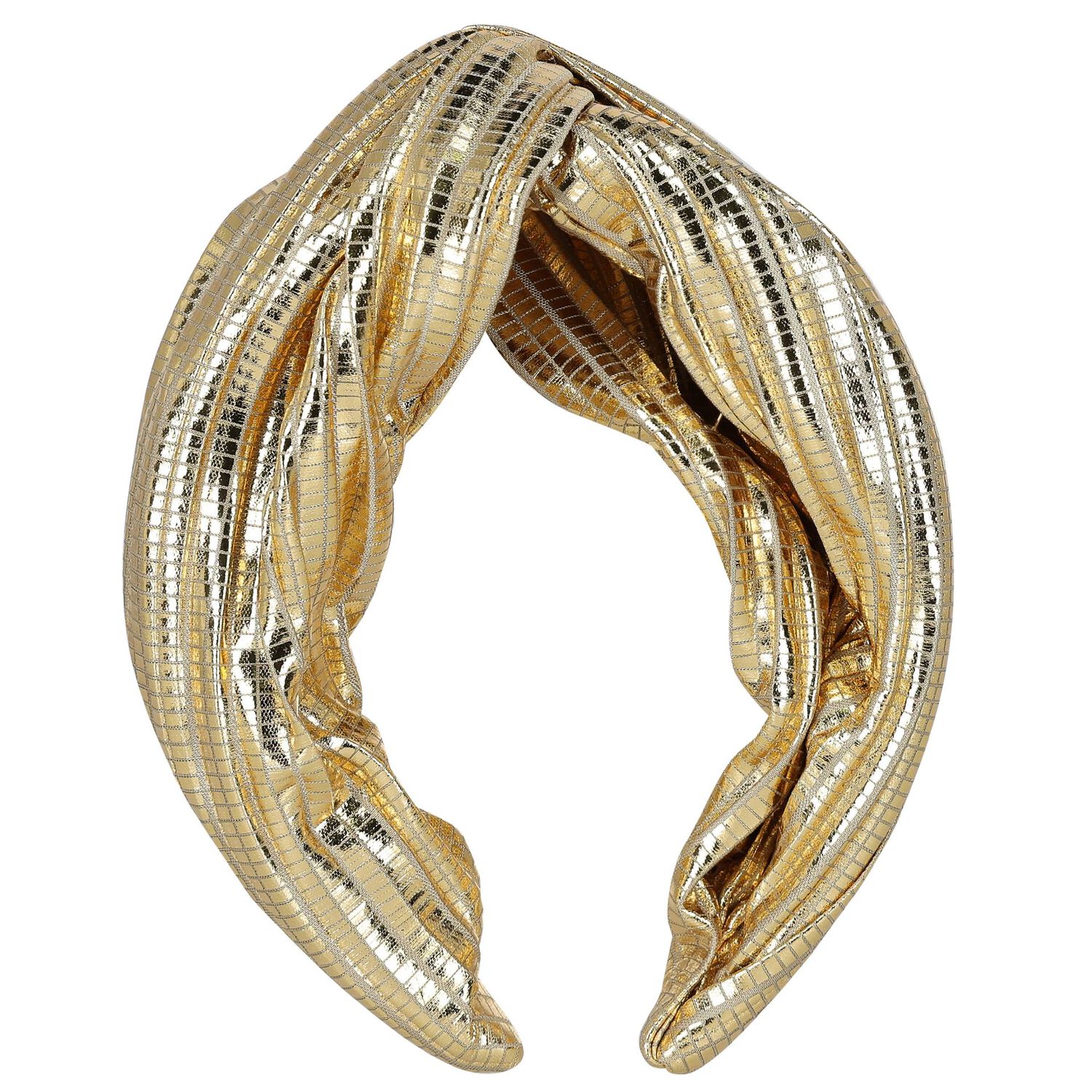 Girls Metallic Gold Headband, 1, hi-res image number null