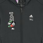 Grey Logo Hooded Zip Up Top, 1, hi-res