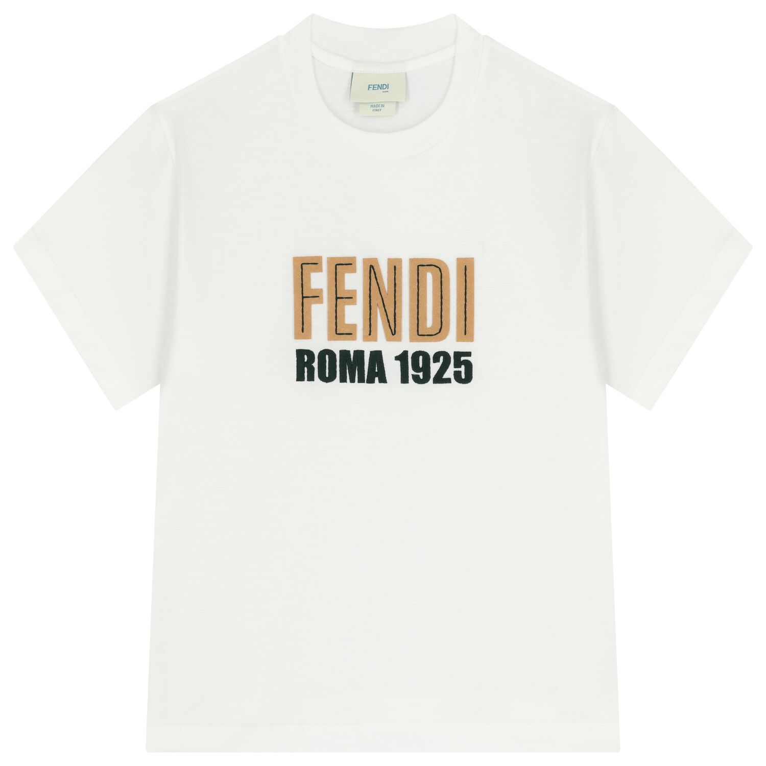 قميص أبيض بشعار, 1, hi-res