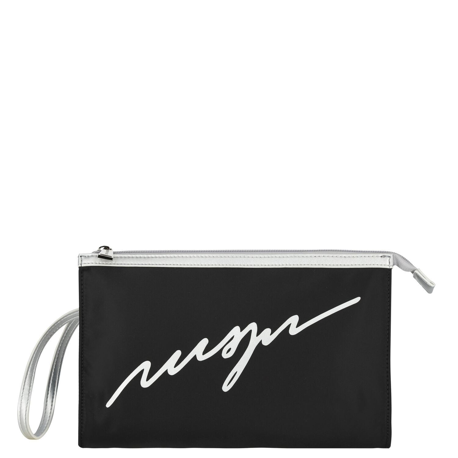 Girls Black Logo Pochette, 1, hi-res