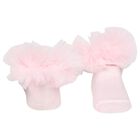 Baby Girls Pink Headband & Socks Set, 3, hi-res