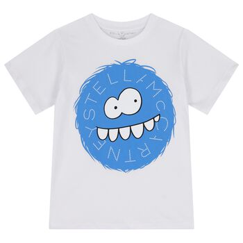 Boys White Logo T-Shirt