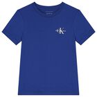 Boys Blue Logo T-Shirt, 1, hi-res