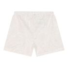 Baby White & Beige Barocco Shorts Set, 1, hi-res