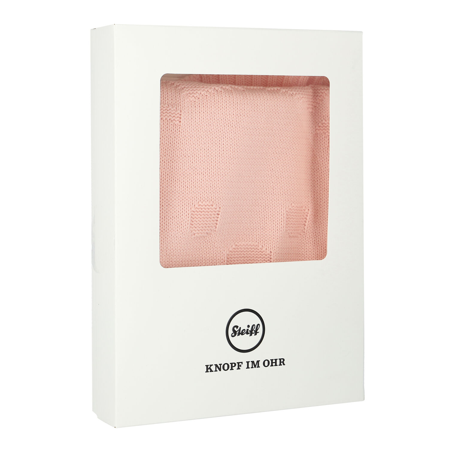 بطانية محبوكة باللون الزهري للبنات, 1, hi-res