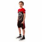 Boys Avengers Black & Red Shorts, 1, hi-res