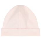 Baby Girls Pink Embroidered Bunnies Babygrow Set, 1, hi-res