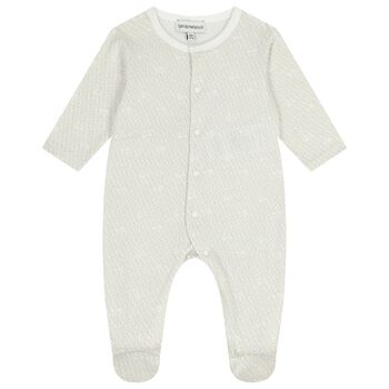 Ivory Logo Babygrow Set