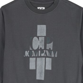 Boys Khaki Logo Sweatshirt