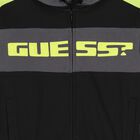 توب أولاد بسحاب بالشعار باللون الأسود, 1, hi-res