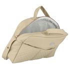 Beige Quilted Baby Changing Bag, 4, hi-res