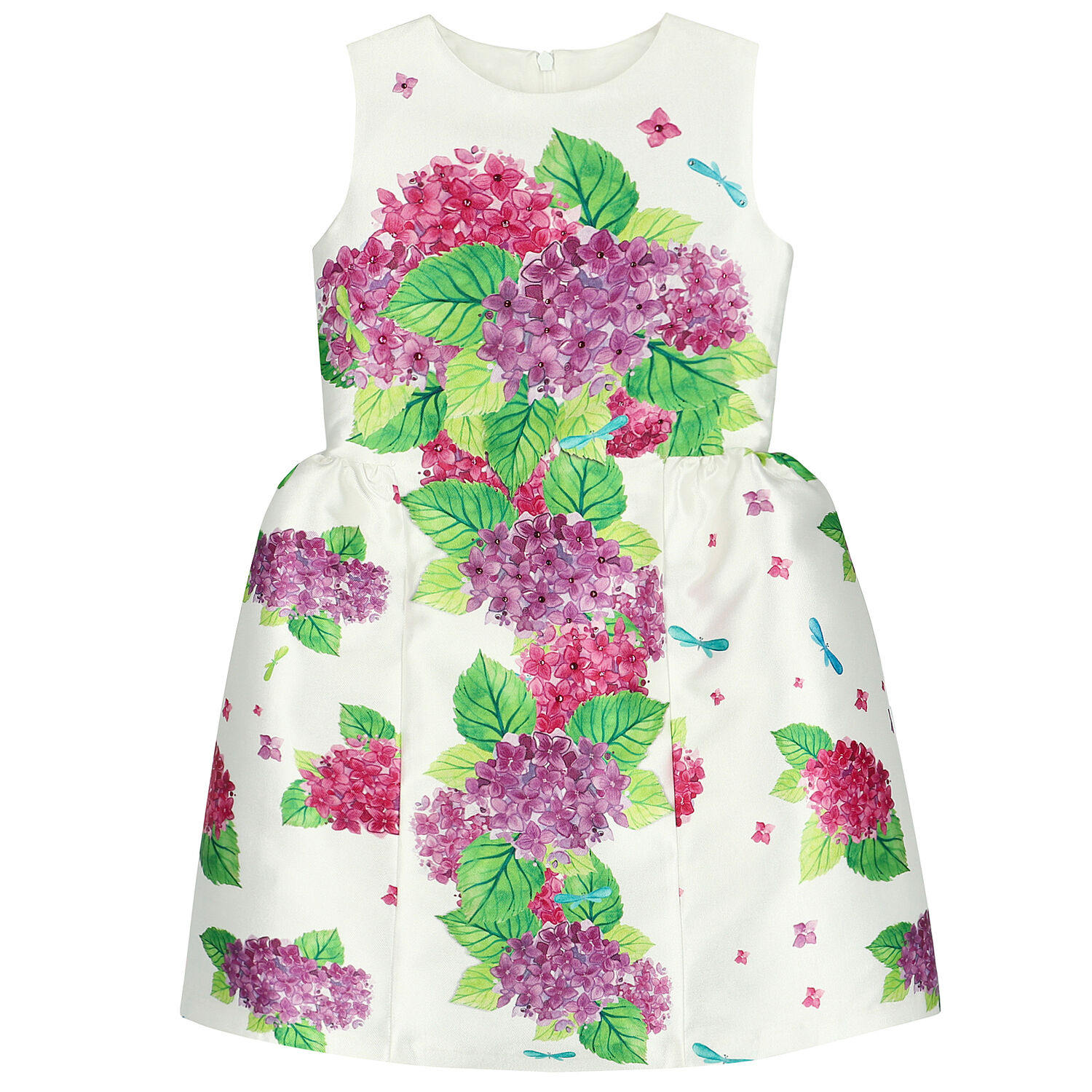 Girls Eirene Floral Print Dress, 1, hi-res