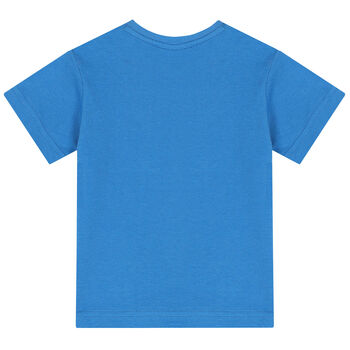 Younger Boys Blue Sail Boat T-Shirt