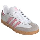 Girls White & Pink Samba OG Trainers, 1, hi-res