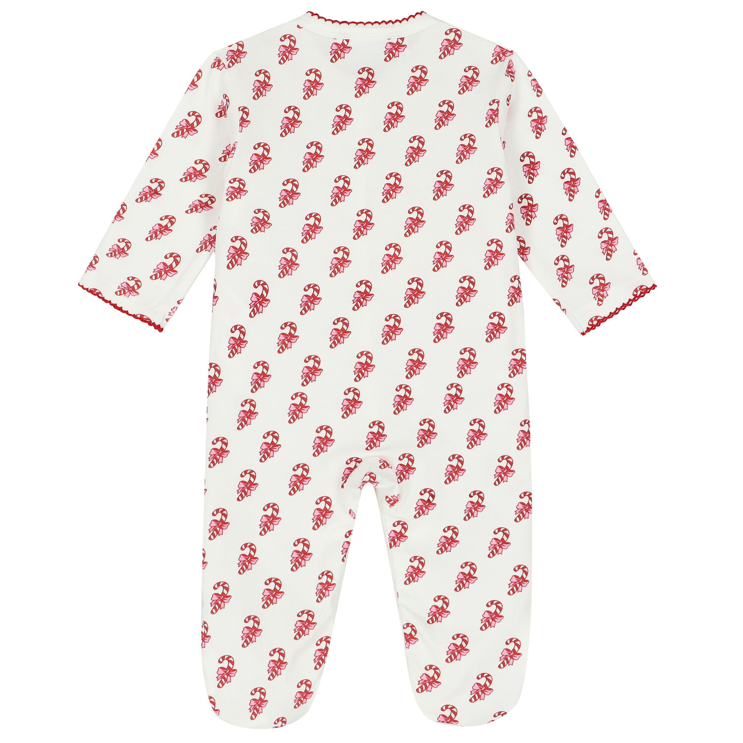 Baby Girls Ivory & Red Candy Babygrow, 1, hi-res image number null